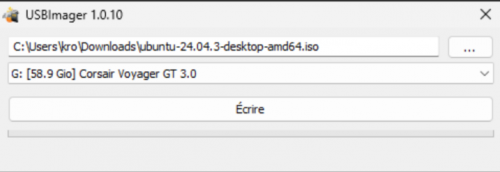 Capture USBImager sous Windows Capture USBImager sous Windows